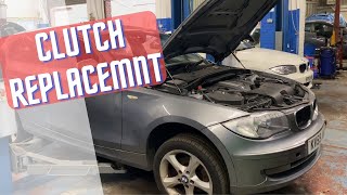 BMW 1 Series Clutch replacement [upl. by Alliuqa]