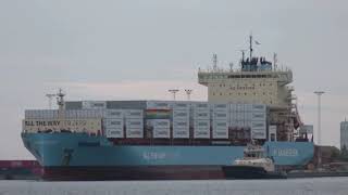 Maersk Red Sea disruption weather causing congestion  REUTERS [upl. by Kaile120]