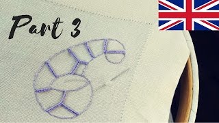 Embroidery Tutorial  Cutwork part 3 [upl. by Derby]