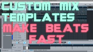 PreSonus Studio One Custom Mix Template  MAKE BEATS FAST [upl. by Pliam759]