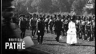 Queen Wilhelmina Sees Army 19141918 [upl. by Ettennal105]