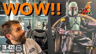 Hot Toys Boba Fett Repaint Armour and Throne The BEST Star Wars Set EVER [upl. by Worrad411]