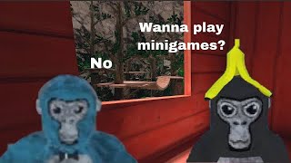 saying wanna play mini games in Gorilla tag GONE WRONG [upl. by Xanthe620]