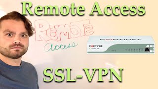 FortiGate SSL VPN Configuration FortiOS 640 Basic [upl. by Ahsiuqram]