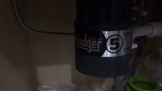 Badger Insinkerator garbage disposal quick fixreset [upl. by Adnolehs]