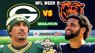 PACKERS vs BEARS  NFK WEEK 11  MADDEN 25 PREDICTIONS [upl. by Archambault897]