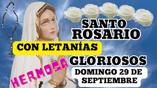 El Santo Rosario con letanias RENOVADO hoy domingo septiembre 22 de 2024 misterios gloriosos 🌹♥️✝️✨🙏 [upl. by Myrtia]