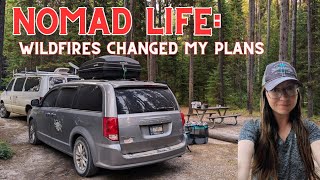 Minivan Camping amp Hiking at Glacier National Park With My Dog  Wildfires Changed My Plans 🔥 [upl. by Shep]