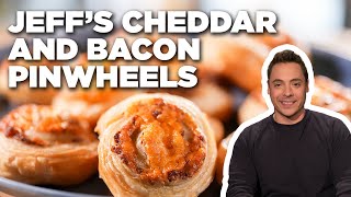 Jeff Mauros Cheddar and Bacon Pinwheels  The Kitchen  Food Network [upl. by Landon]