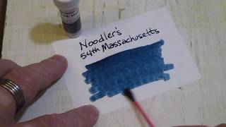 Noodlers 54th Massachusetts writing sample [upl. by Aliza]