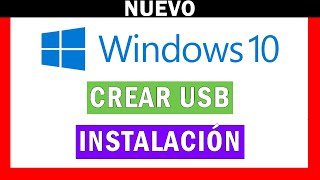 🔴 Cómo CREAR y usar una USB Bootable de Windows 10 ✅ Imagen ISO OFICIAL y LEGAL [upl. by Abihsat]