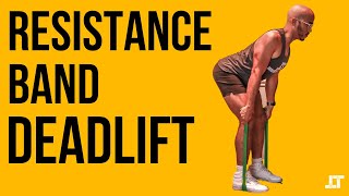 How to Resistance Band Deadlift  Hamstring Exercises [upl. by Eyde]