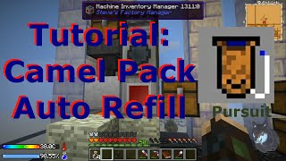 Tutorial Camel Pack Auto Refill Early Game Crash Landing Minecraft [upl. by Woo704]