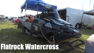 Flat Rock 2017 Watercross Racing amp Engine BLOWS UP [upl. by Zelikow]