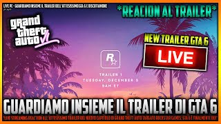 ✅RILASCIATO IN ANTICIPO IL TRAILER DI GTA 6 GUARDIAMOLO INSIEME ORA IN LIVE💥 [upl. by Ayn]