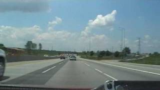 Driving from Toronto to Elora Gorge Conservation Area via Highway 401 and Hanlon Parkway [upl. by Oribel489]