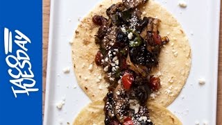 Taco Tuesday HuitlacocheMushroom Tacos [upl. by Demott]