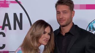 Chrishell Stause and Justin Hartley Fashion  AMAs 2017 [upl. by Brewster]