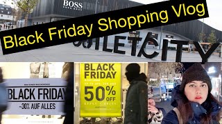 BLACK FRIDAY SHOPPING VLOG 2021  Metzingen Outlet CityGermany Brands Shopping City  Black Friday [upl. by Nahshun18]