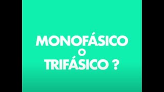 ¿Monofasico o trifasico para ahorrar dinero en tu factura de electricidad [upl. by Nuawad]