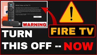 TURN OFF THIS NEW FIRE TV FEATURE NOW [upl. by Macfarlane]