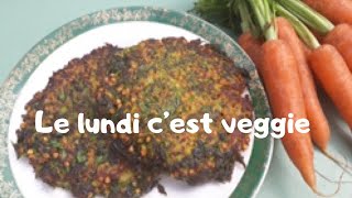 GALETTES aux FANES DE CAROTTES ET SARRASINLe lundi c’est veggie [upl. by Alesram]