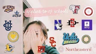 i applied to 17 schoolsand this is the result  college decision reactions 2019 [upl. by Assilana]