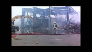 Der Tag Danach Großbrand in Bönningstedt Lagerhalle komplett ausgebrannt MUST SEE [upl. by Reimer]