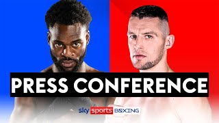 JOSHUA BUATSI VS PAWEL STEPIEN  PRESS CONFERENCE LIVE 🔥 [upl. by Daryl]