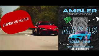 Hitting Up 2 Car Meets In A Day  Supra Races M240i [upl. by Diantha]