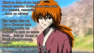 Towa No Mirai Karaoke Rurouni Kenshin Movie Ending Theme [upl. by Odracir]