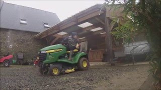 Tracteurs Tondeuses  Fumier 2016 GOPRO [upl. by Francklyn]