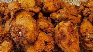 JUICY DEEP FRIED BONELESSSKINLESS CHICKEN DINNER [upl. by Viole]