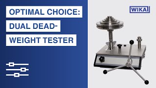 DeadWeight Tester for perfect Pressure Calibration in a laboratory [upl. by Biamonte]