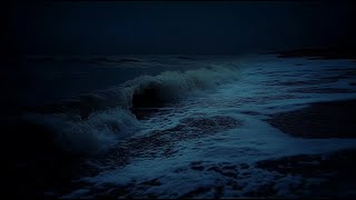 11 Hours of Crashing Waves 🌊 Deep Sleep Aid amp StressFree Relaxation  Dark Screen [upl. by Irelav]