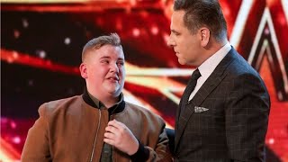 Kyle Tomlinson Wowed The Judges With His Singing And Prompted David Walliams Press Golden Buzzer [upl. by Aneleiram]