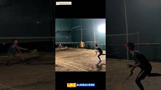 Epic Outdoor Badminton Battle shorts match badminton ShuttlerGayary racket [upl. by Llesig]