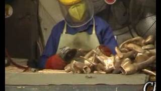 How to make bronze sculptures  lost wax bronze casting [upl. by Anirpas]