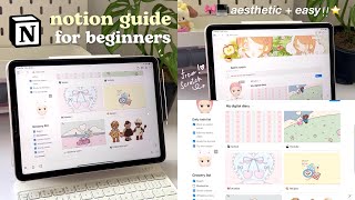 ⭐️💻Notion guide for beginners🧾starting from scratch how to balance school and other activities [upl. by Gonnella]