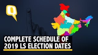 Lok Sabha Election 2019 Dates Heres All You Need to Know  The Quint [upl. by Arihaj]