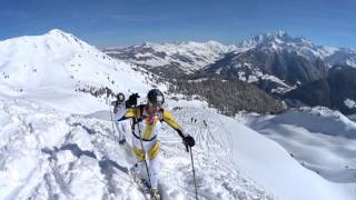 Pierra Menta 2016  1re étape par Pierre Gignoux [upl. by Arrekahs]