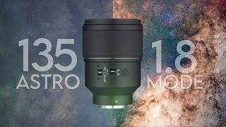 Astro Mode with Samyang 135mm f18 AF FE 4K [upl. by Tnarg649]