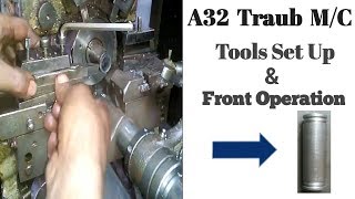 How to Set up Tools in A32 Traub MC  Tamil [upl. by Annabell808]