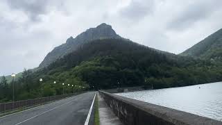 Embalse de Andara puerto de Agiña por Lesaka 2024 ciclismo Navarra [upl. by Nylirek]