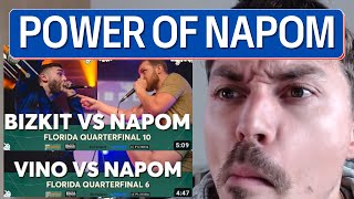 ALEM Reacts  NAPOM vs BIZKIT amp VINO  FBB23  Quarterfinal [upl. by Elreath]