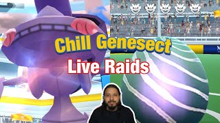 Chill Genesect Raids LIVE [upl. by Frohne211]