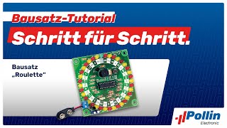 Schritt für Schritt Bausatz Roulette Pollin Artnr 810163 [upl. by Andree445]