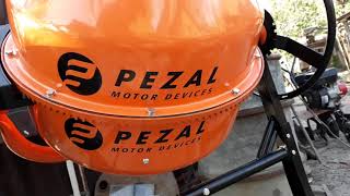 Betoniera PEZAL pbz 181b 1050wconcrete mixerHD [upl. by Wexler]