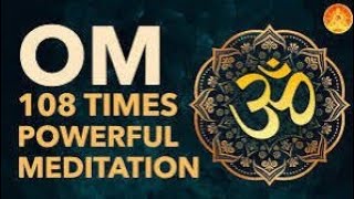 Om chanting 108 times for Inner Harmony omchanting viral meditation [upl. by Eilarol976]