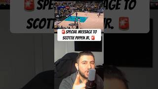 Special message to SCOTTIE PIPPEN JR shorts lakers lebronjames [upl. by Akiria]